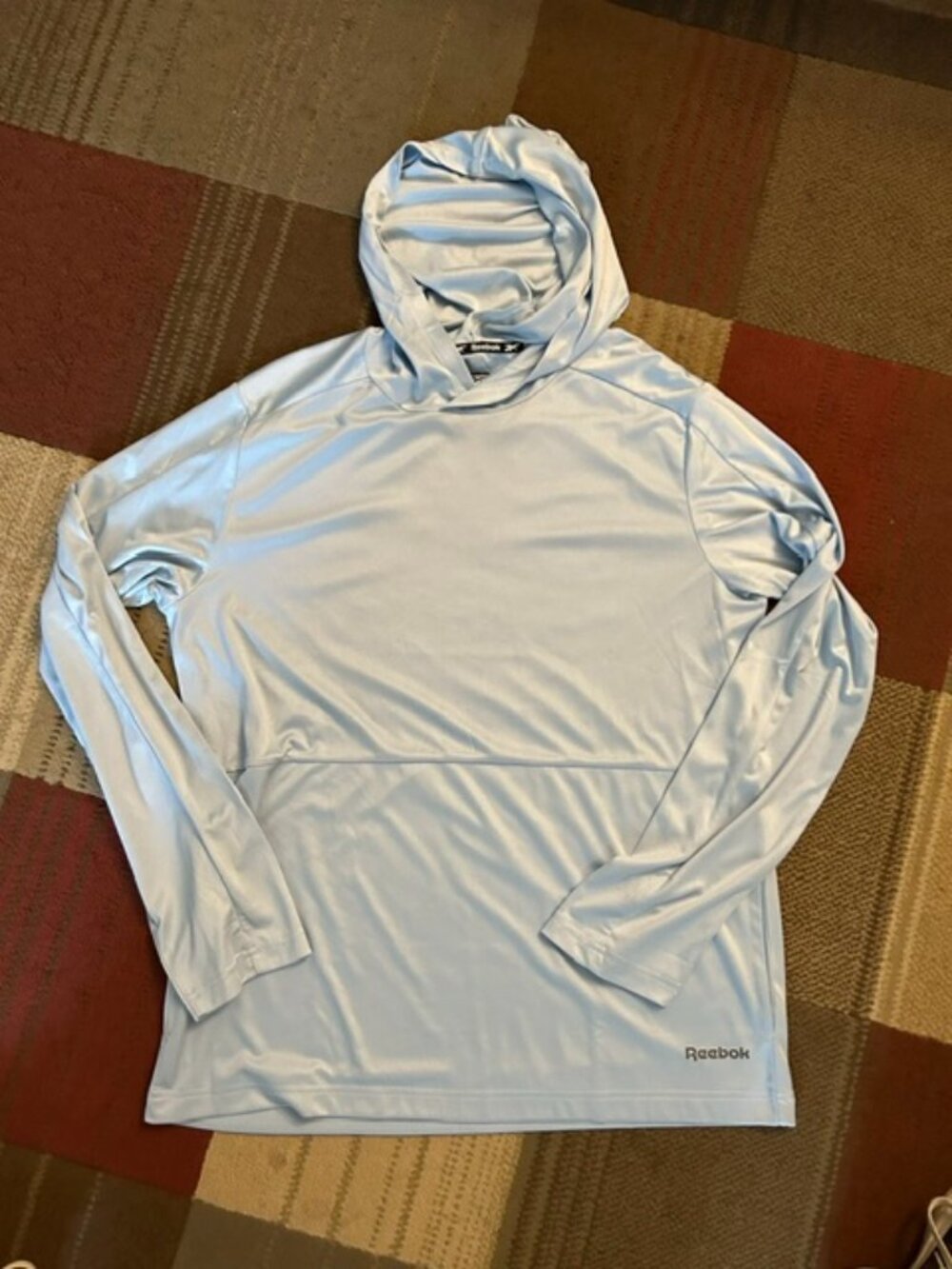 Reebok Lightweight Men's Performance Hoodie (Light Blue)